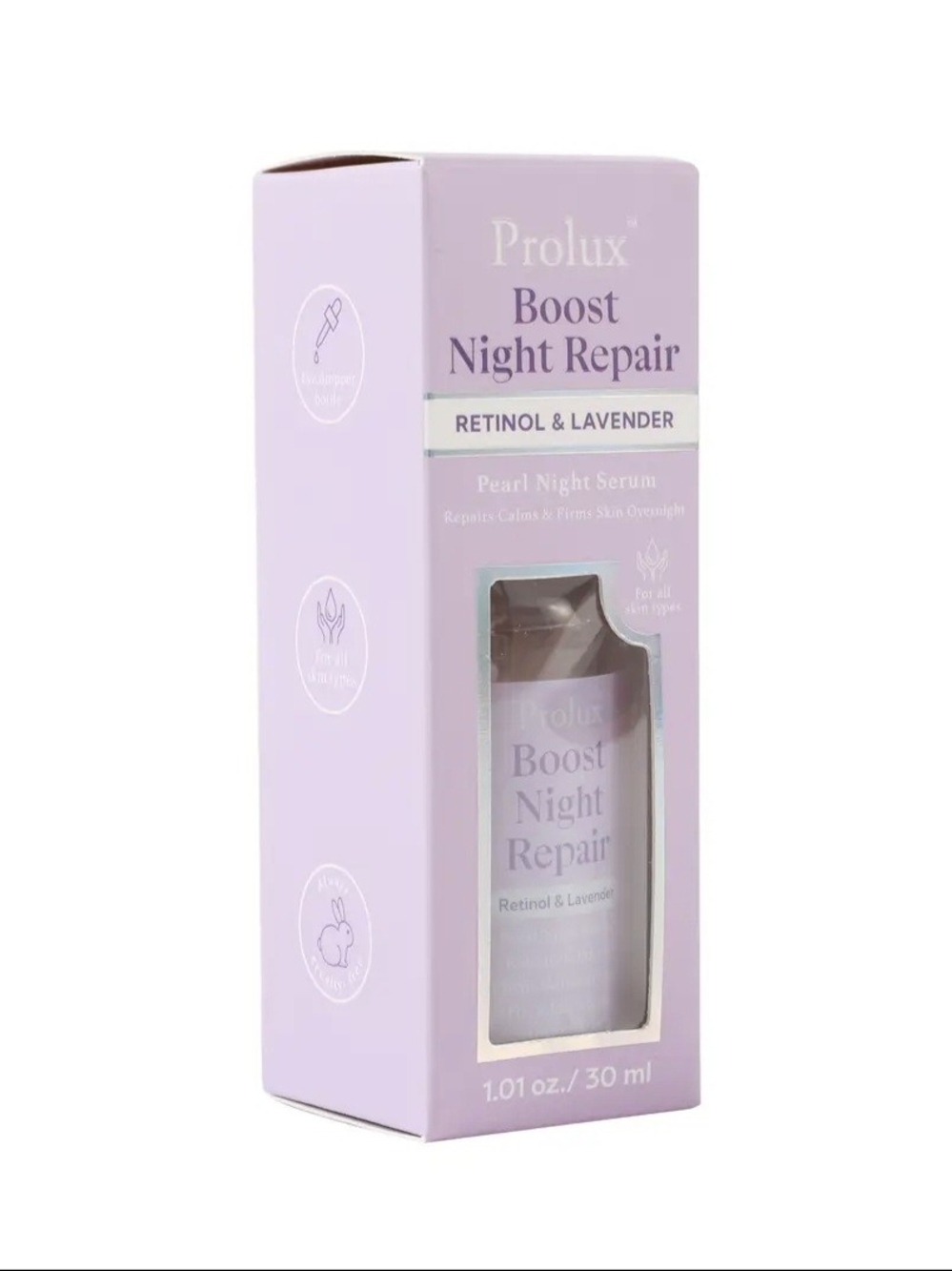 Prolux Boost Night Repair Retinol & Lavender Serum